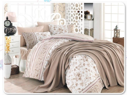 POSTELJNINA LUCIDA RJAVA 260X200